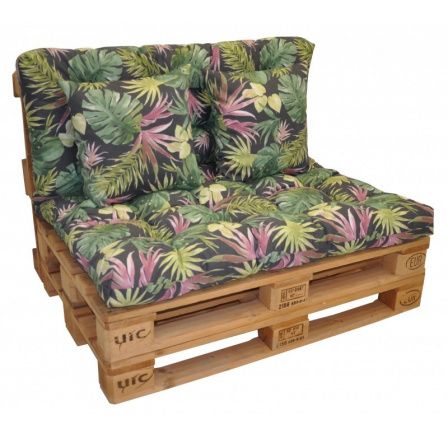 Podložky pod paletový nábytok - motív Monstera