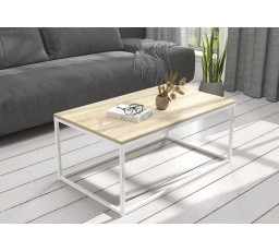 Konferenčný stolík NARISA 100x60 Biela+Sonoma