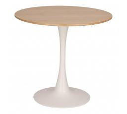 Stół Simplet Skinny dąb/ biały 80 cm