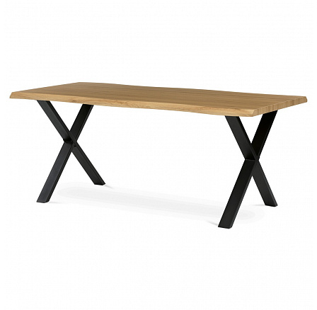 Jídelní stůl 180x90cm, mdf, divoký dub, HT-F4318 OAK Jídelní stůl 180x90cm, mdf, divoký dub, HT-F4318 OAK