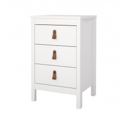 Nočný stolík REAL 685, Biela