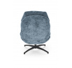 Kreslo DARIO s podnožkou, modré