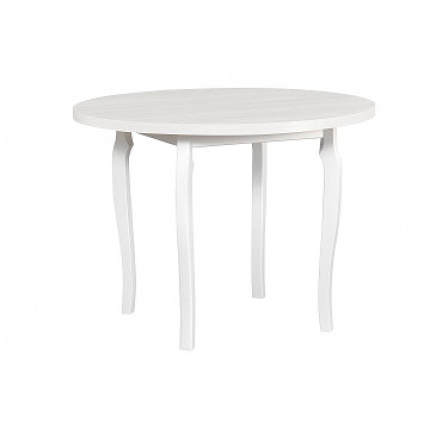 PENELOPE 3 ( POLI 3) - jedálenský stôl okrúhly pr.100 - laminát biely - kolekcia "DRE" (K150-Z)