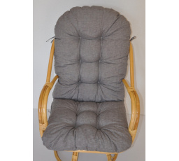 Vankúš na kreslo Havai látka sivé zvýraznenia