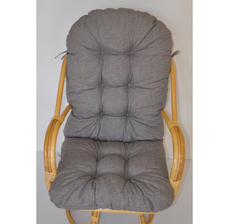 Vankúš na kreslo Havai látka sivé zvýraznenia