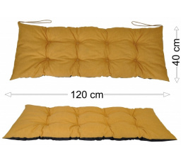 Podsedák 120x40 žltý melír