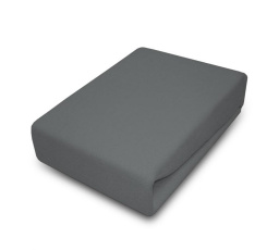 Bavlnené prestieradlo v antracitovej farbe - 80 x 190
