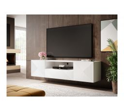 TV komoda Asha, biely mat