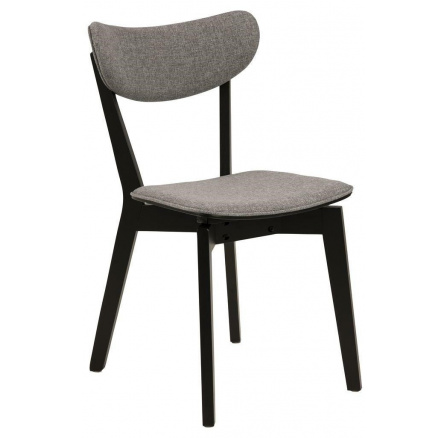 Stolička Roxby čalúnená sivá/čierna