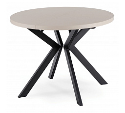 Stôl LUKAS Rozkladací 100-250 cm Kašmír/Čierny