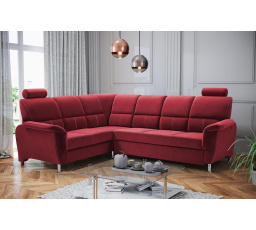 Rohová sedacia súprava L Nadia Velva 10 - vínová