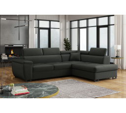 Rohová sedacia súprava Wiliam P tmavo sivá