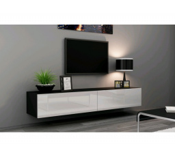 TV komoda VIGO 180 - čiernobiela