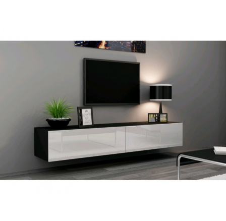 TV komoda VIGO 180 - čiernobiela
