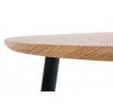 Konferenčný stôl NICEA 2, zlatý dub/čierna