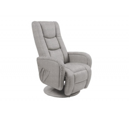 Polohovateľné kreslo PULSAR 2 s masážnou funkciou, sivé