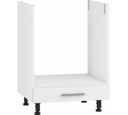 VENTO DP-60/82 spodná skrinka pre vstavanú rúru čelo: biely mat (1p=1ks) zásuvka