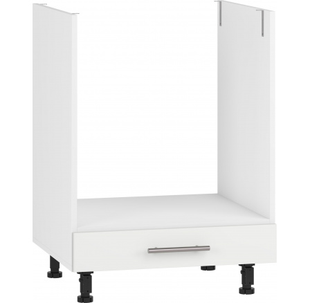 VENTO DP-60/82 spodná skrinka pre vstavanú rúru čelo: biely mat (1p=1ks) zásuvka