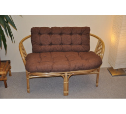 Vankúš pre lavičku Bahama hnedé odlesky