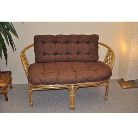 Vankúš pre lavičku Bahama hnedé odlesky