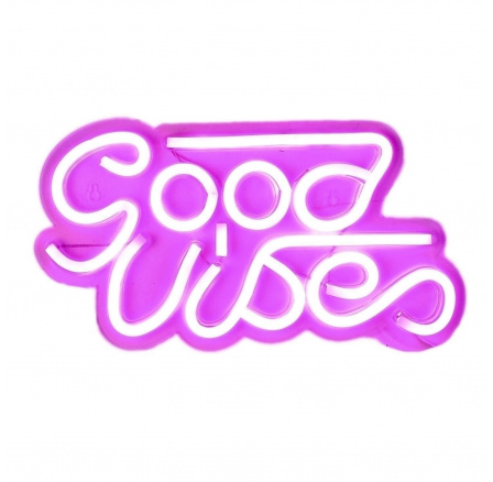 Lampa Good Vibes Neón LED Lampa Good Vibes Neón LED