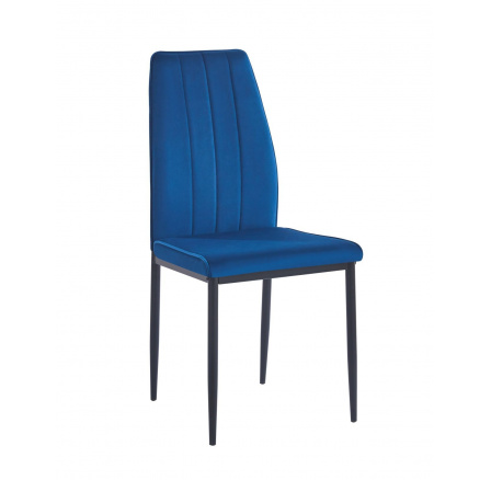 Stolička velvet modrá K12-FX