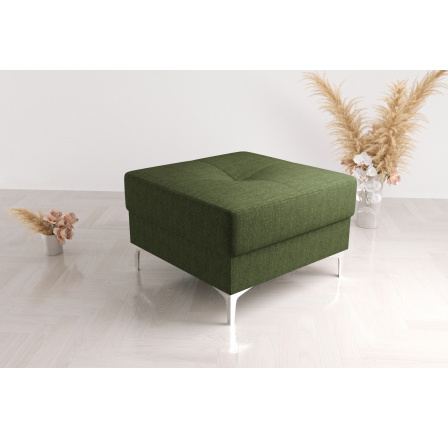 Taburet ORION s kontajnerom 70 x 70 cm H08 zelená – rýchle odoslanie
