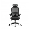 Kancelárska ergonomická herná stolička Light, čierna