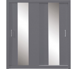 Šatníková skriňa DUCA II - DC2 200, antracitová