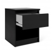 Nočný stolík SIMPLICITY 238, Čierna matná