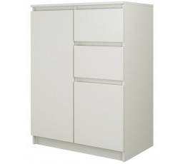 Komoda TOPA 2D2S, BIELA