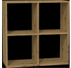 Rohový písací stôl TOPA, Dub artisan