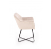 Jedálenská stolička K377, béžový zamat