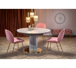 Jedálenský stôl MUSCAT, sivý mramor