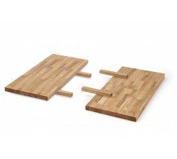 APEX & RADUS - nadstavec na stôl 85x40 cm; masívne drevo - dub farba: prírodný dub (1ks=1ks)