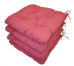 Vankúš na sedenie UNI Maxi malinovo modrý - sada 4 ks