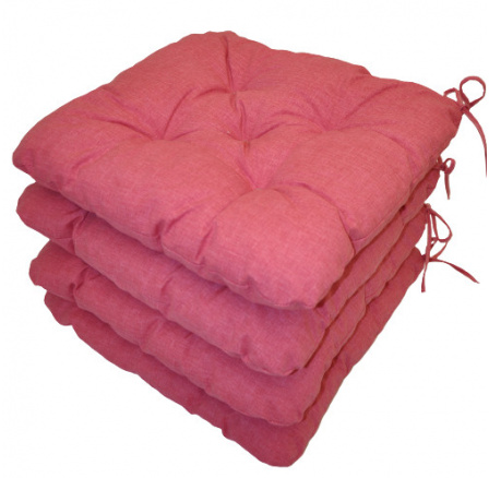 Vankúš na sedenie UNI Maxi malinovo modrý - sada 4 ks