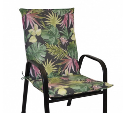 Vankúš na kreslo z kovu UNI taho - látka UNIKO monstera