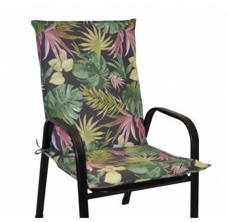 Vankúš na kreslo z kovu UNI taho - látka UNIKO monstera