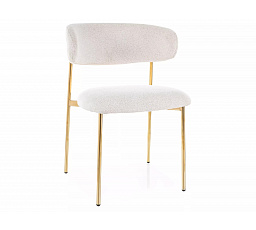 Jedálenská stolička ELTON RAVEN, Béžová 22/Zlatá