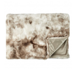Prehoz Furry 140x200cm hnedo-krémový