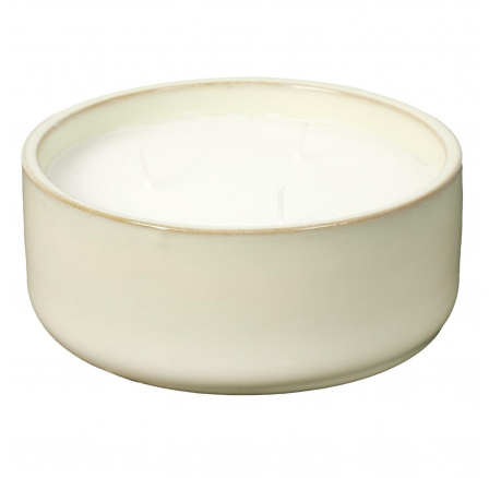 Sviečka Glaze XL v bielej keramike Sviečka Glaze XL v bielej keramike