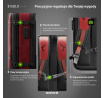 Multifunkčný vákuový batoh Chairs Backpack Air, bordový