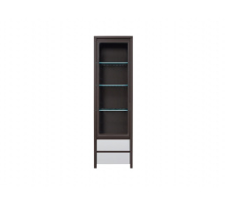 KASPIAN REG1W2S wenge/šedý vysoký lesk***