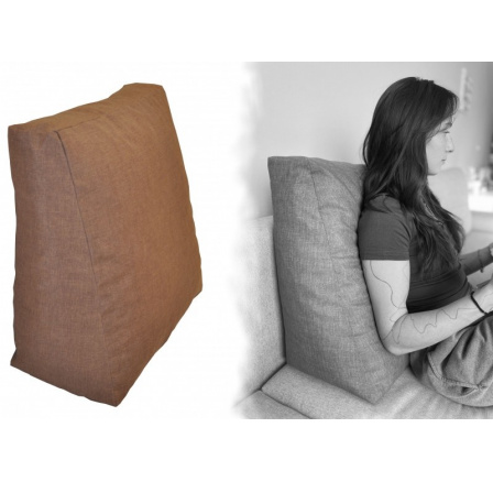 Relaxačný vankúš - hnedé odlesky