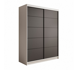 Posuvná skriňa Calma 150 Biela+Čierna