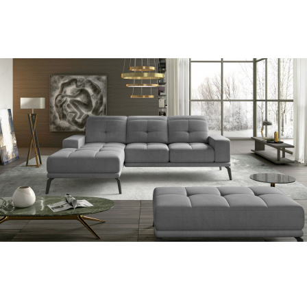 Rohová sedačka Torrense + Puf Monolith 84 140x215 Ľavý Rohová sedačka Torrense + Puf Monolith 84 140x215 Ľavý