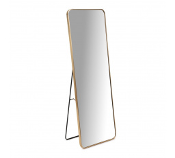 Zrkadlo ELORA stojace obdĺžnikové zlaté Š = 50 cm V = 140 cm 872032