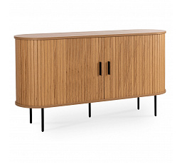 Komoda TRISH 140 cm Dvojdverová Posuvná Dub