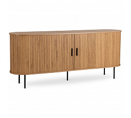 Komoda TRISH 180 cm Dvojdverová Posuvná Dub